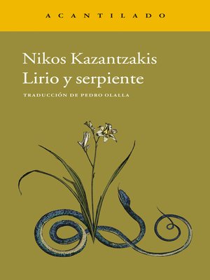cover image of Lirio y serpiente